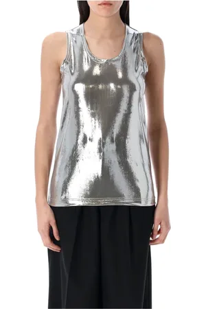 JUNYA WATANABE Femme, Tops, Gris, Taille: 40 FR Débardeur argent