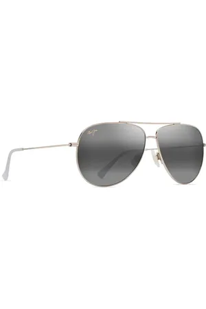 Maui Jim Femme, Accessoires, Gris, Taille: ONE Size Lunettes de soleil métalliques