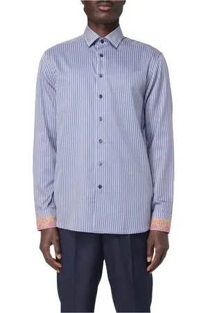 Etro Homme, Chemises, Bleu, Taille: 2XL Chemise Roma Élégante pour Homme