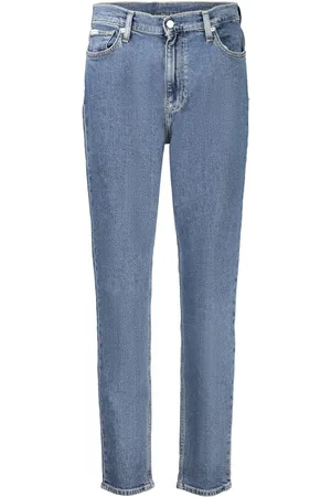 Calvin Klein Femme, Jeans, Bleu, Taille: W25 Jean Mom en Coton Bleu pour Femme