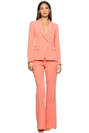 Kocca Femme, Vestes, Rose, Taille: 36 FR Élégante veste à double boutonnage avec revers