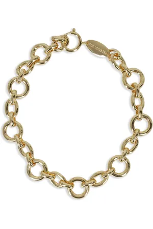 FEDERICA TOSI Femme, Accessoires, Jaune, Taille: ONE Size Collier Chaîne à Maillons Câble Tons Or