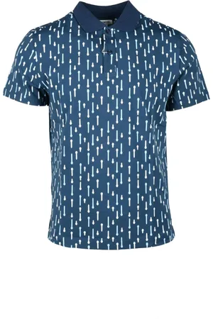 Bikkembergs Homme, Tops, Bleu, Taille: M Polo en Coton et Élasthanne