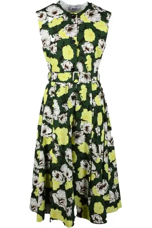Msgm Femme, Robes, Multicolore, Taille: 36 FR Robe en coton pour femmes