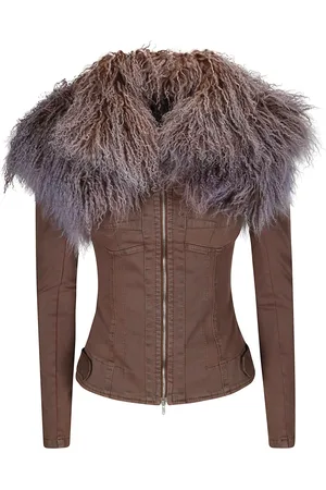 KNWLS Femme, Vestes, Brun, Taille: 36 FR Veste élégante Shiv