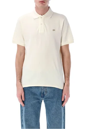ERL Homme, Tops, , Taille: M Polo Blanc avec Patch Logo