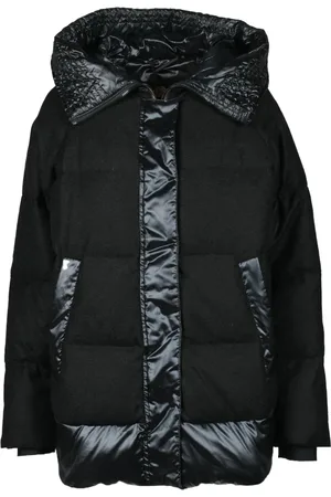 PEOPLE OF SHIBUYA Femme, Vestes, Noir, Taille: 38 FR Veste en duvet Shiro avec fermeture éclair