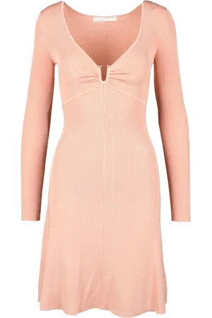 Guess Femme, Robes, Rose, Taille: 42 FR Robe Femme en Mélange Viscose