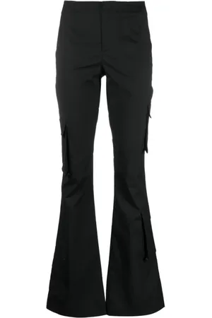 Serafini Femme, Pantalons, Noir, Taille: 38 FR Pantalons Larges Élégants