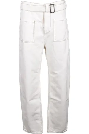 Etro Femme, Pantalons, Blanc, Taille: 38 FR Pantalon en Coton