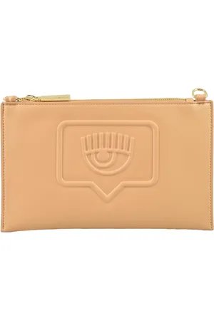 Chiara Ferragni Femme, Sacs, Brun, Taille: ONE Size Élégant Sac Pochette en PU avec Bandoulière