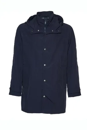 FAY Homme, Manteaux, Bleu, Taille: M Parka Bleu Marine