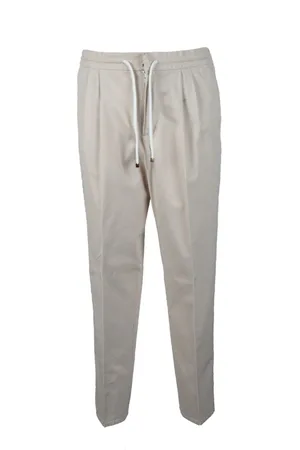 Brunello Cucinelli Homme, Pantalons, , Taille: M Pantalon Casual en Coton