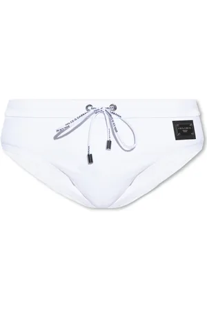 Dolce & Gabbana Homme, Maillots de bain, Blanc, Taille: XL Maillot de bain