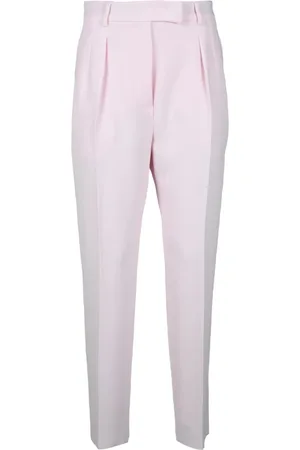 Max Mara Femme, Pantalons, Rose, Taille: 42 FR Pantalon élégant en triacétate polyester