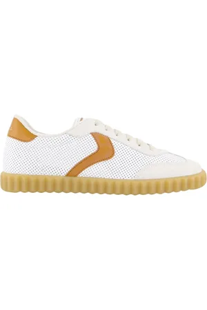 Voile blanche Femme, Chaussures, Blanc, Taille: 38 EU Baskets en daim pour femmes
