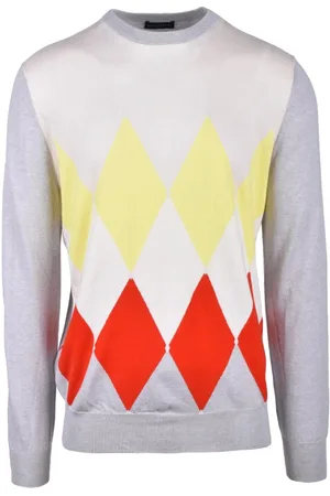 BALLANTYNE Homme, Pulls, Multicolore, Taille: 5XL Coton Cachemire Pull