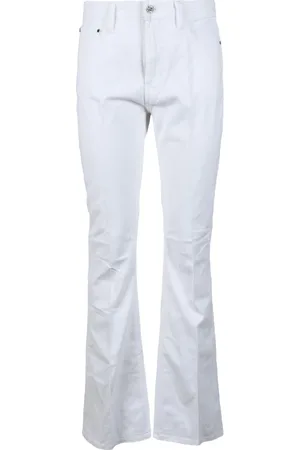 Guess Femme, Jeans, Blanc, Taille: W27 Pantalon en coton et spandex
