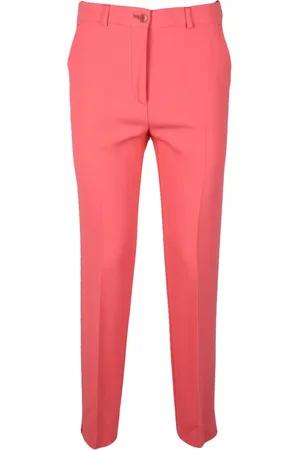 Etro Femme, Pantalons, Rose, Taille: 36 FR Pantalon taille haute avec poches et fermeture éclair
