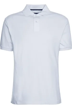 Barbour Homme, Tops, Blanc, Taille: S Polo Classique Interlock Blanc