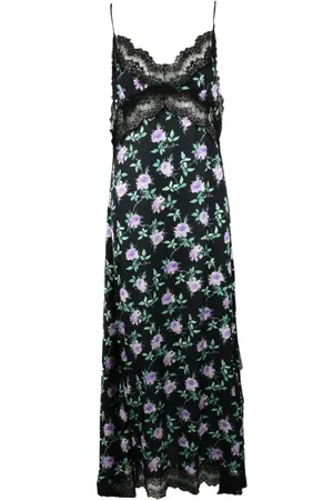 Msgm Femme, Robes, Noir, Taille: 36 FR Robe longue en polyester