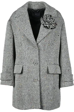 ERMANNO SCERVINO Femme, Manteaux, Noir, Taille: 36 FR Manteau