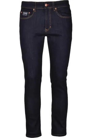 VERSACE Homme, Jeans, Bleu, Taille: W32 Jeans élégants en mélange de coton