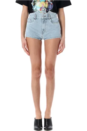 COPERNI Femme, Shorts, Bleu, Taille: 36 FR Denim Crown Shorts