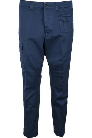 Dondup Homme, Pantalons, Bleu, Taille: W29 Shorts en coton avec poches boutons