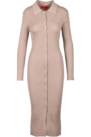 FARFETCH Femme, Robes, , Taille: 42 FR Soie Cachemire Tricot Chemisier Robe