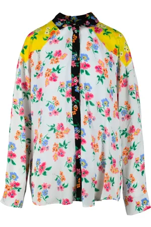 Msgm Femme, Blouses et Chemises, Multicolore, Taille: 32 FR Chemise en viscose
