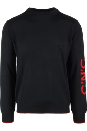 Costume National Homme, Pulls, Noir, Taille: L Pull en Tricot Élégant