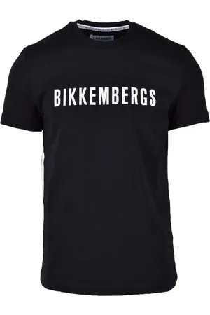 Bikkembergs Homme, Tops, Noir, Taille: S Coton Élasthanne T-shirt