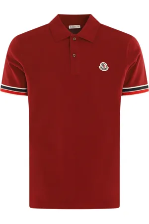 Moncler Homme, Tops, Rouge, Taille: L Polo Homme