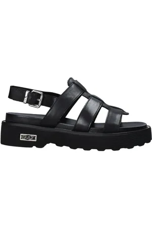 Cult Femme, Chaussures, Noir, Taille: 37 EU Sandalette Ziggy tendance en noir