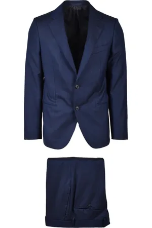 CARUSO Homme, Costumes, Bleu, Taille: M Costume pour homme