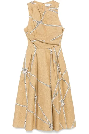 Elisabetta Franchi Femme, Robes, , Taille: 38 FR Robe E Bianco Style Élégant