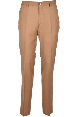 Etro Homme, Pantalons, Brun, Taille: S Pantalon en mélange de laine stretch