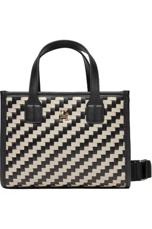 Tommy Hilfiger Femme, Sacs, Multicolore, Taille: ONE Size Sac à Main avec Motif Géométrique et Bandoulière