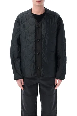 OAMC Homme, Vestes, Noir, Taille: M Doublure de combat matelassée noire vêtements d