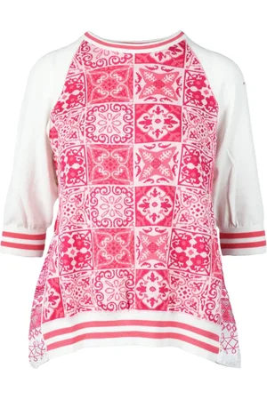 BALLANTYNE Femme, Pulls, Rose, Taille: 38 FR Haut Tricot Élégant
