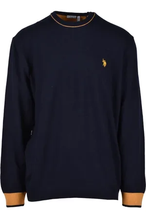 U.S. Polo Assn. Homme, Pulls, Bleu, Taille: S Pull en mélange de laine