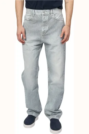 HUGO BOSS Homme, Jeans, Bleu, Taille: W32 Baggy-fit Nate Jeans Rayures Bleues