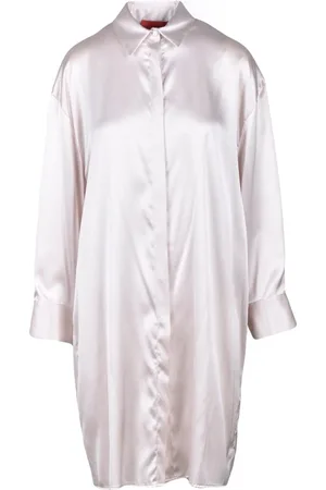 FARFETCH Femme, Robes, , Taille: 38 FR Chemise en Mélange de Soie