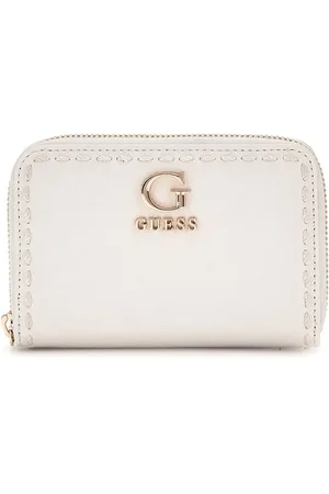 Guess Femme, Accessoires, Blanc, Taille: ONE Size Ensemble Portefeuille et Porte-cartes Élégant