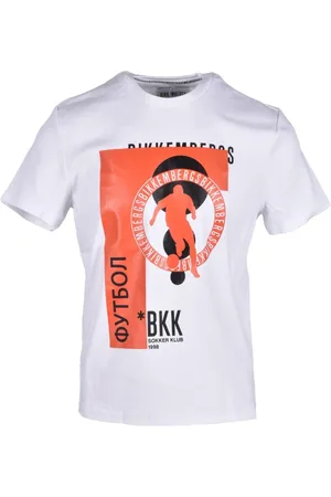 Bikkembergs Homme, Tops, Blanc, Taille: L Coton Élasthanne T-shirt