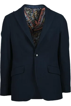 Etro Homme, Vestes, Bleu, Taille: M Veste en Coton