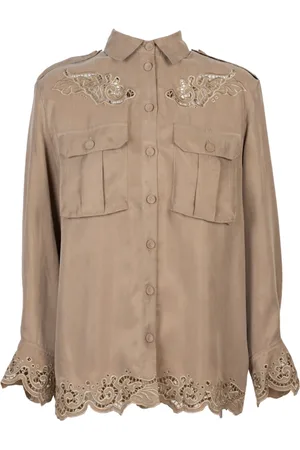 EMMA & GAIA Femme, Blouses et Chemises, Brun, Taille: 42 FR Chemises