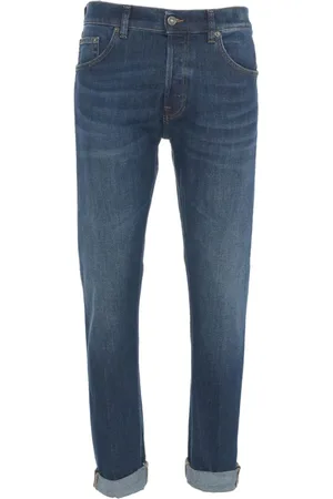 Dondup Homme, Jeans, Bleu, Taille: W34 Jean Regular Fit Icon avec Broderies