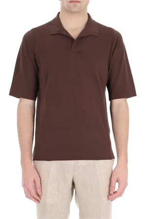 BALLANTYNE Homme, Tops, Brun, Taille: M Polo Marron Coton Élégant